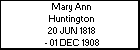 Mary Ann Huntington
