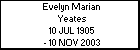 Evelyn Marian Yeates