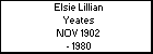 Elsie Lillian Yeates
