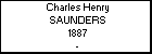 Charles Henry SAUNDERS