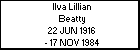 Ilva Lillian Beatty