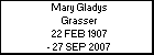 Mary Gladys Grasser