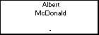 Albert McDonald