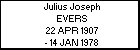 Julius Joseph EVERS
