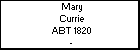 Mary Currie