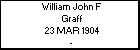 William John F Graff