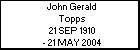 John Gerald Topps