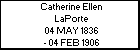 Catherine Ellen LaPorte