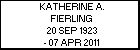 KATHERINE A. FIERLING