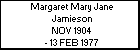 Margaret Mary Jane Jamieson