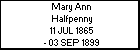 Mary Ann Halfpenny