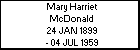Mary Harriet McDonald