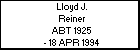 Lloyd J. Reiner