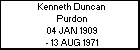 Kenneth Duncan Purdon