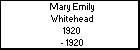 Mary Emily Whitehead