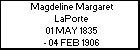 Magdeline Margaret LaPorte