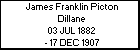 James Franklin Picton Dillane