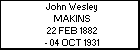 John Wesley MAKINS