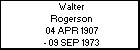 Walter Rogerson