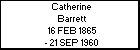 Catherine Barrett