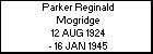 Parker Reginald Mogridge