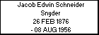 Jacob Edwin Schneider Snyder
