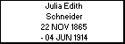Julia Edith Schneider