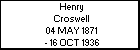Henry Croswell
