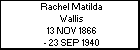 Rachel Matilda Wallis