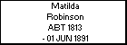 Matilda Robinson