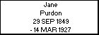 Jane Purdon