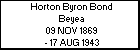 Horton Byron Bond Beyea