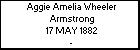 Aggie Amelia Wheeler Armstrong