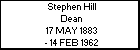 Stephen Hill Dean
