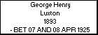 George Henry Luxton