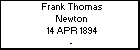 Frank Thomas Newton