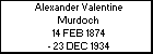 Alexander Valentine Murdoch