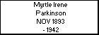 Myrtle Irene Parkinson