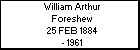 William Arthur Foreshew
