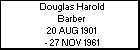 Douglas Harold Barber