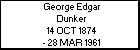 George Edgar Dunker
