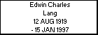 Edwin Charles Lang