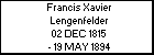 Francis Xavier Lengenfelder