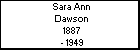 Sara Ann Dawson