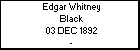 Edgar Whitney Black