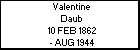 Valentine Daub