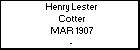 Henry Lester Cotter