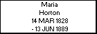 Maria Horton