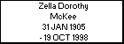 Zella Dorothy McKee