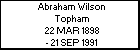 Abraham Wilson Topham